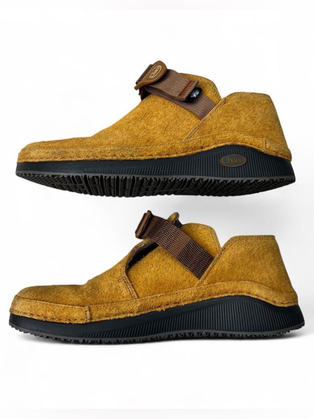 Chaco Mens Paonia Shoe Texture Leather Caramel Slip On Size Men’s 8 - Picture 4 of 8